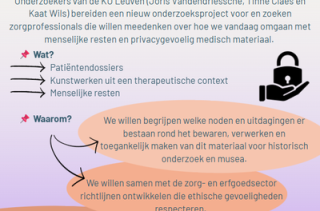 Gezocht: zorgprofessionals voor nodenbevraging rond privacygevoelig medisch materiaal
